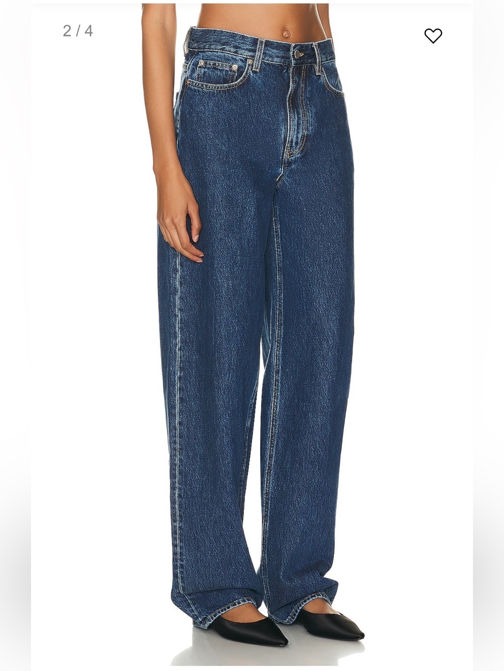 LOULOU DE SAISON Samur High Waist Tapered Leg Jeans NWT